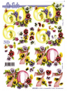 3D Schneidebogen Jubiläum 60 + 70